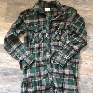 Aritzia Wilfred Free Plaid Shirt